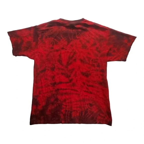 Rasta Lion Graphic Reggae Shirt Mens Size Large Red Tie  Dye Mexico Vacation Tee - Picture 2 of 10